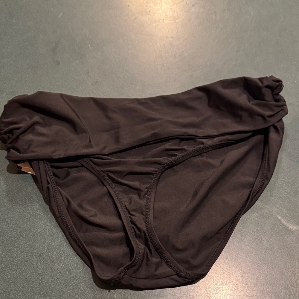 Anne Cole NWT Black Swim bikini bottom XXL